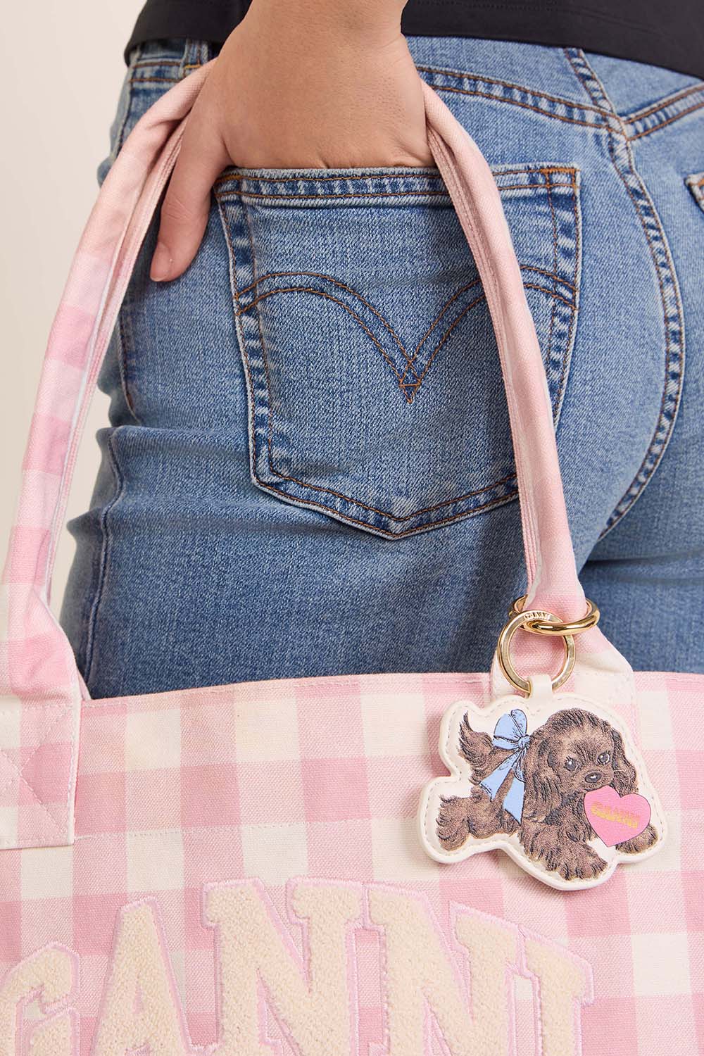 תמונת כל הלוק של מחזיק מפתחות כלב